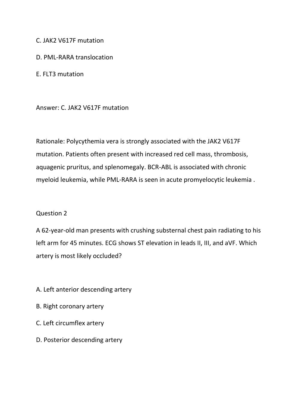 Preview page 2 of COMSAE Phase 2 Form 118 exam QUESTIONS AND VERIFIED ANSWERS WITH RATIONALES