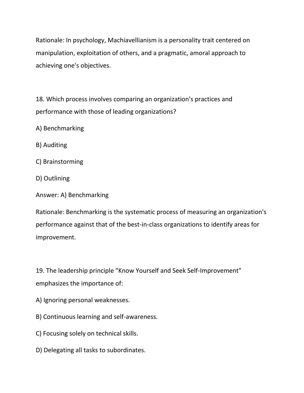 Preview page 10 of LEO Entrance Exam Study guide Questions with Correct Answers