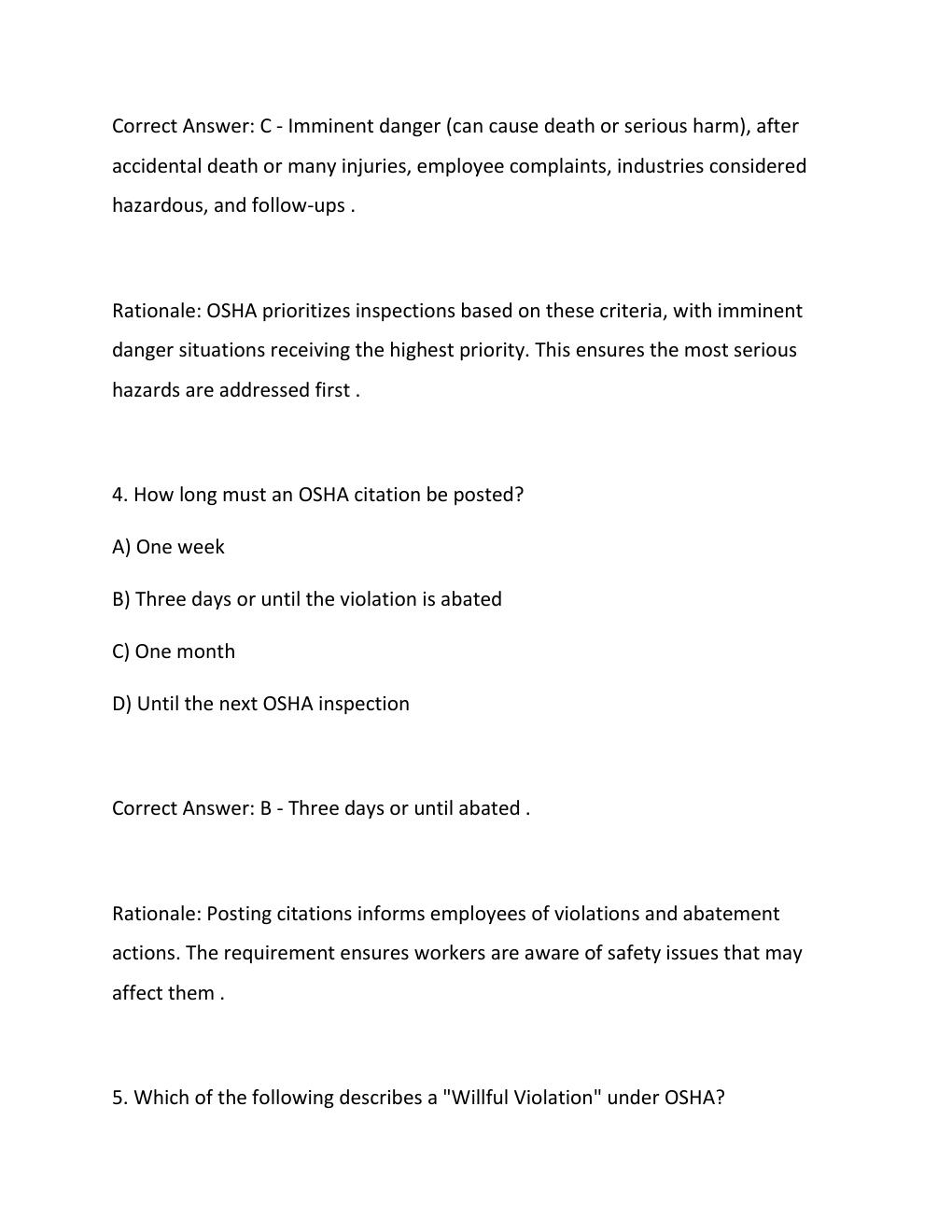 Preview page 3 of MSSC SAFETY UPDATED ACTUAL EXAM QUESTIONS AND CORRECT ANSWERS COMPLETE STUDY GUIDE