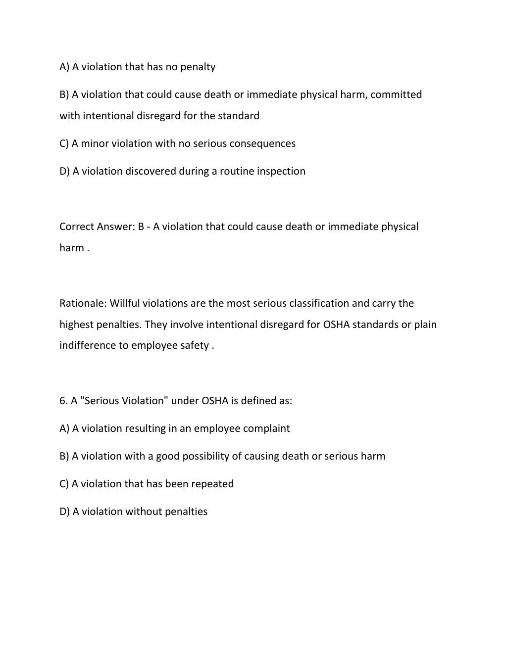 Preview page 4 of MSSC SAFETY UPDATED ACTUAL EXAM QUESTIONS AND CORRECT ANSWERS COMPLETE STUDY GUIDE