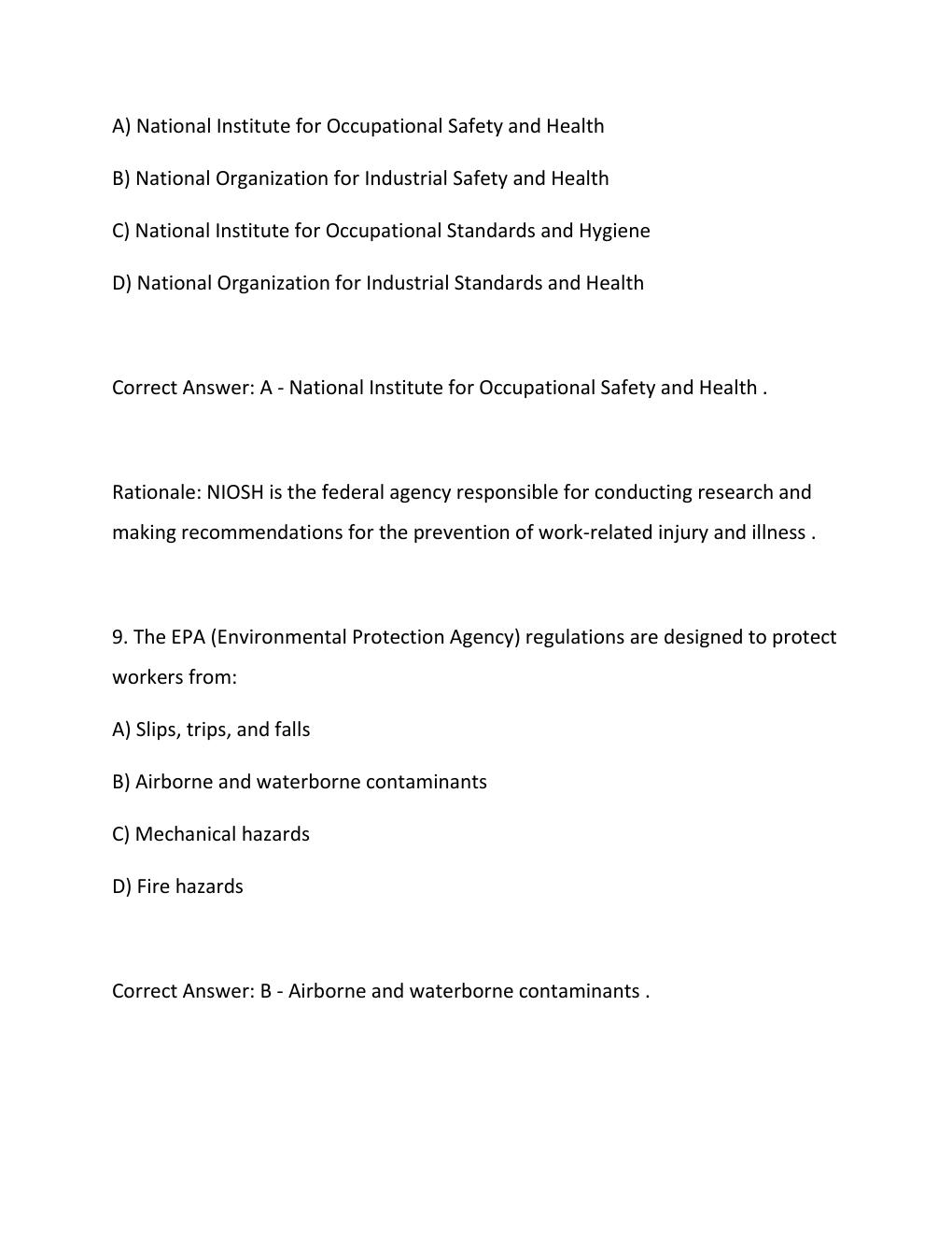 Preview page 6 of MSSC SAFETY UPDATED ACTUAL EXAM QUESTIONS AND CORRECT ANSWERS COMPLETE STUDY GUIDE