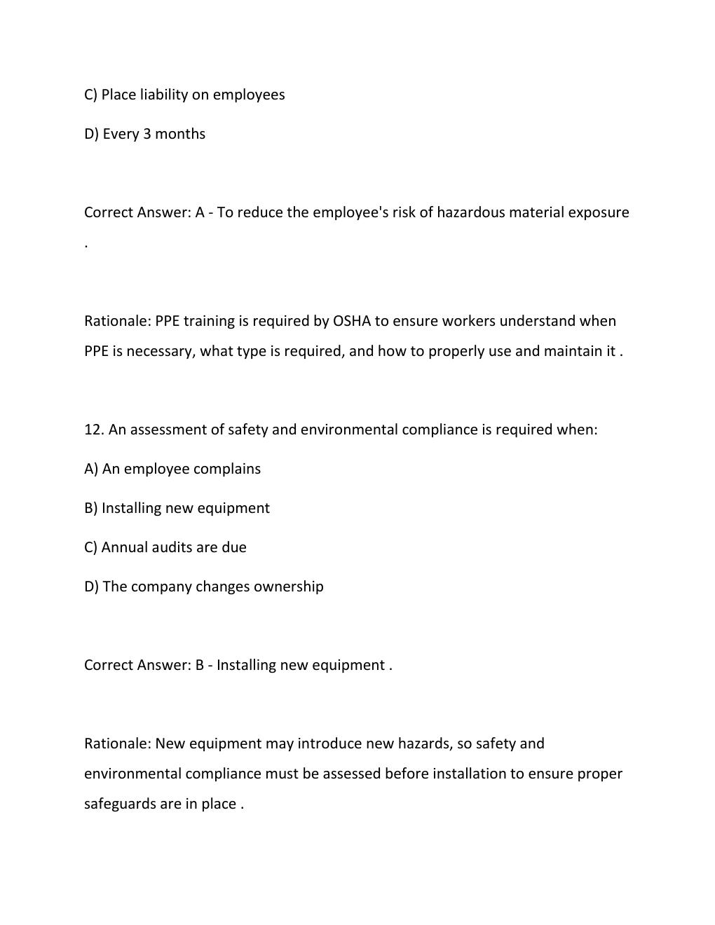 Preview page 8 of MSSC SAFETY UPDATED ACTUAL EXAM QUESTIONS AND CORRECT ANSWERS COMPLETE STUDY GUIDE