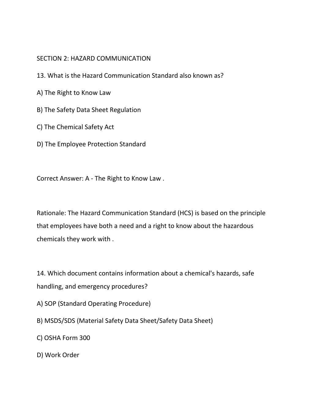 Preview page 9 of MSSC SAFETY UPDATED ACTUAL EXAM QUESTIONS AND CORRECT ANSWERS COMPLETE STUDY GUIDE
