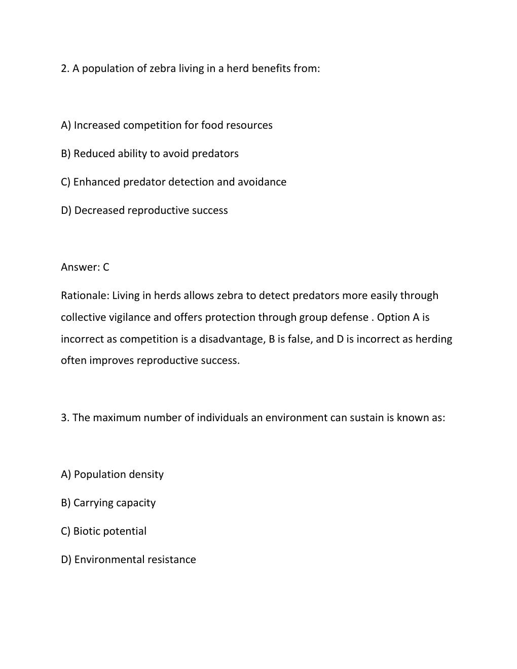 Preview page 2 of Life Sciences Matric IEB – Complete Exam .