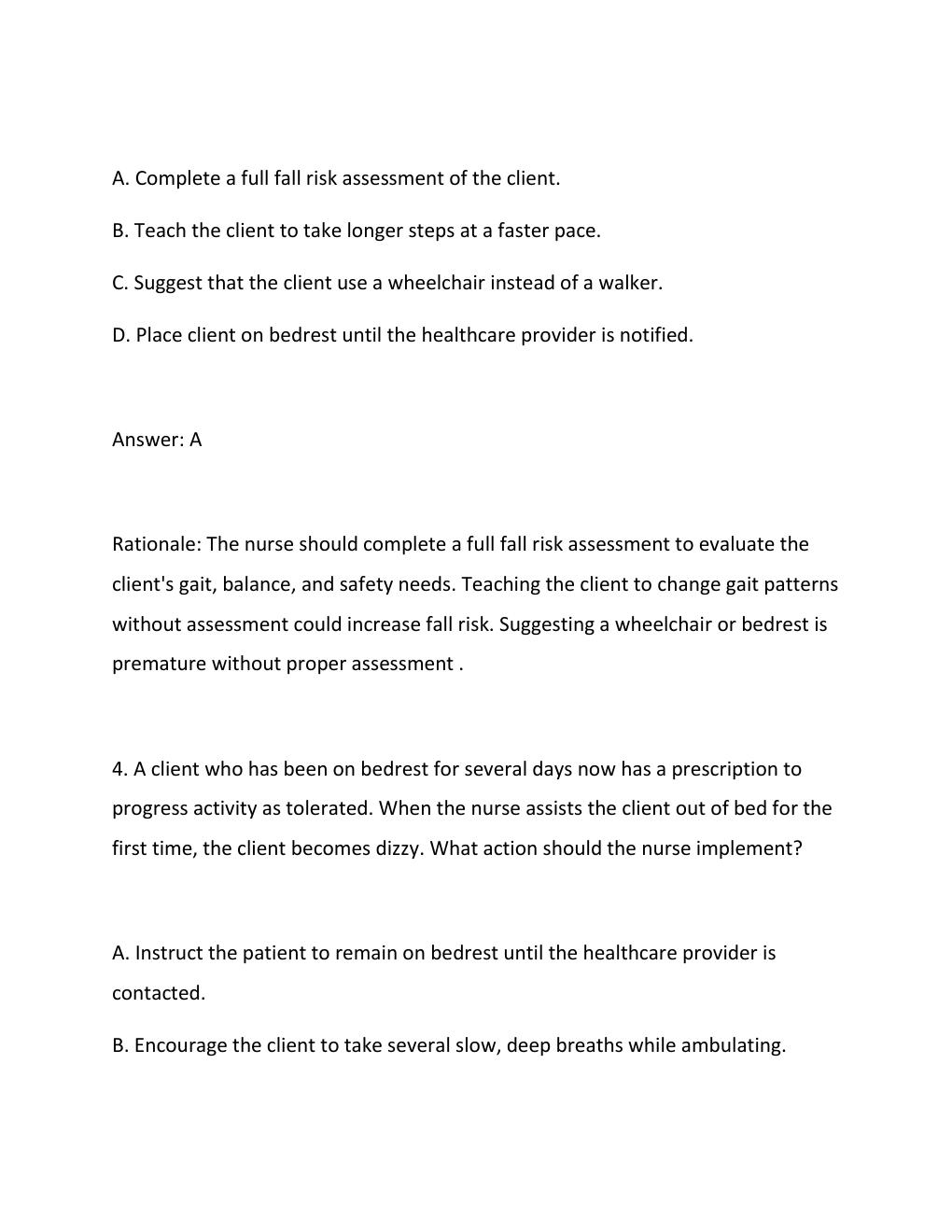 Preview page 3 of Evolve HESI Fundamentals Practice Qs EXAM (latest version verified for accuracy) fully solved & updated (Questions + Ans