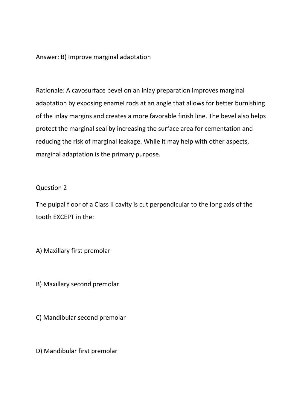 Preview page 2 of NDEB Exam EXAM FREQUENTLY MOST TESTED QUESTIONS AND VERIFIED SOLUTIONS