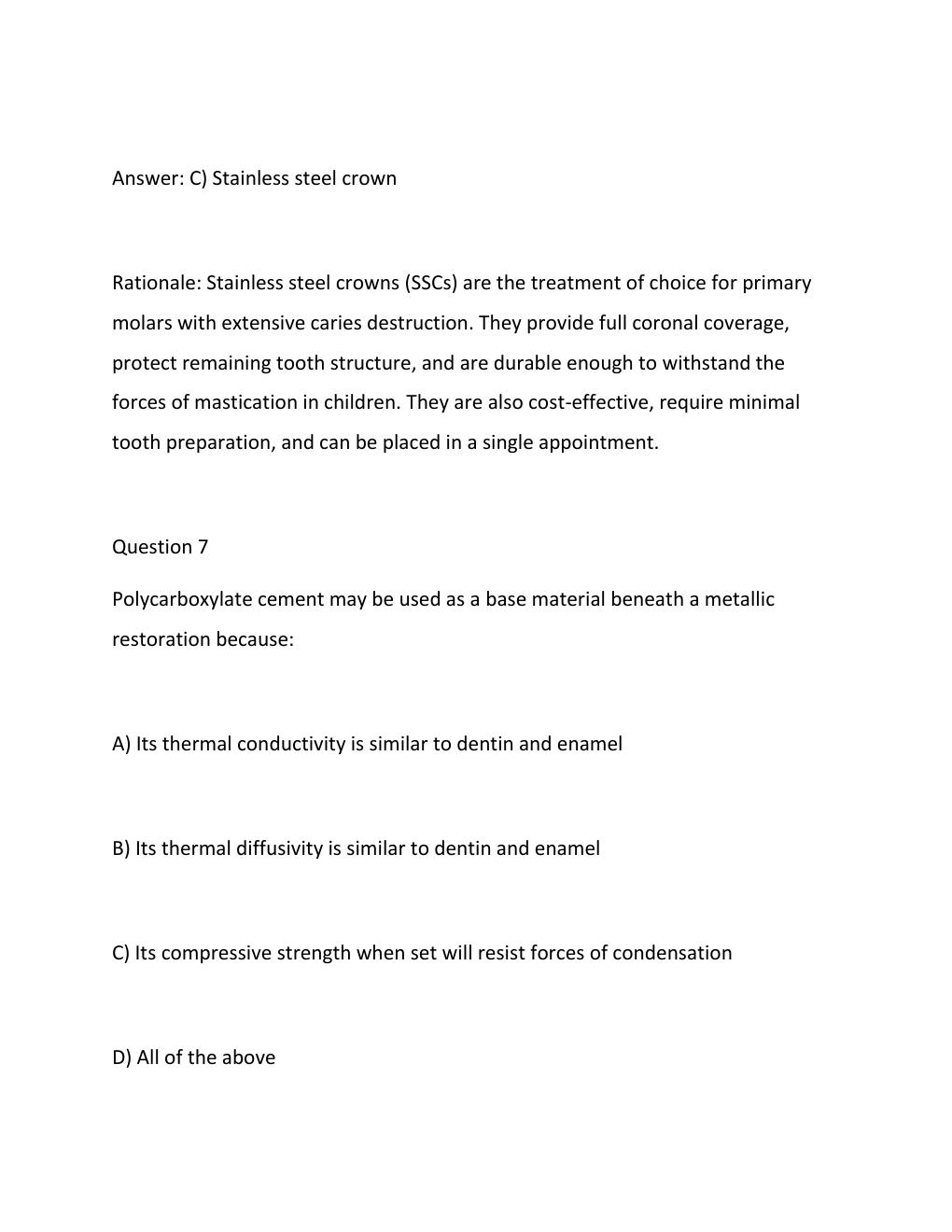 Preview page 7 of NDEB Exam EXAM FREQUENTLY MOST TESTED QUESTIONS AND VERIFIED SOLUTIONS