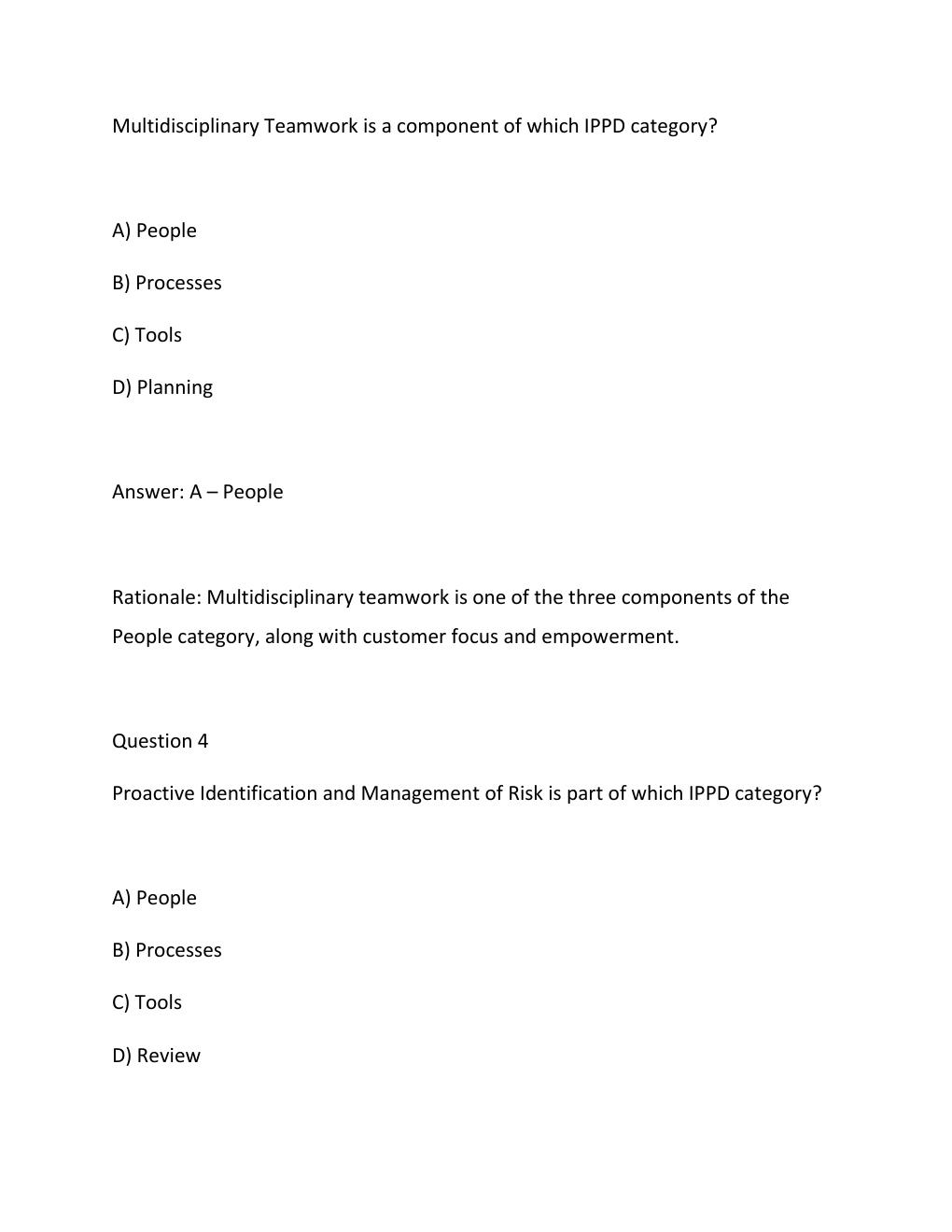 Preview page 3 of PMT 3600V Exam 2Questions and Answers Latest Update with complete solution