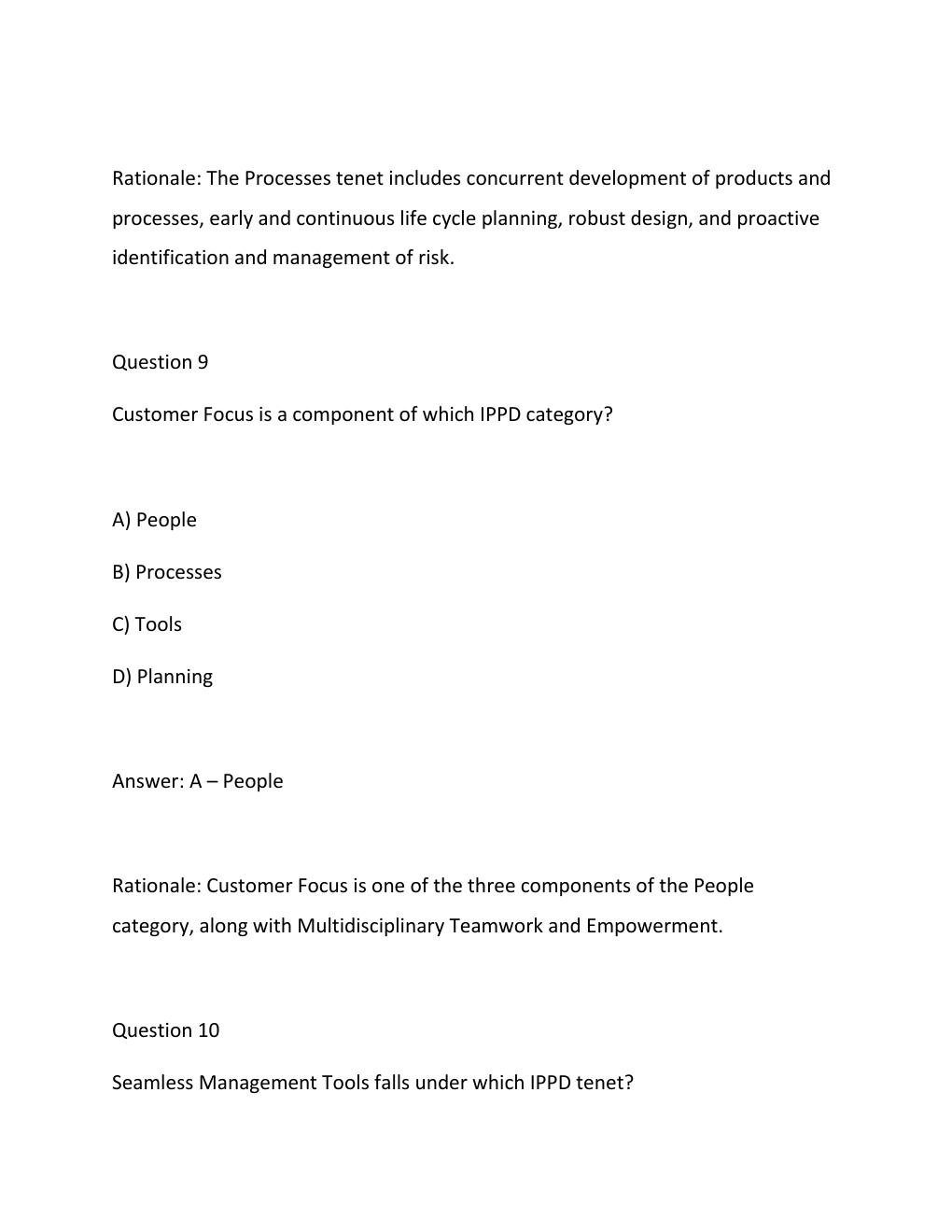 Preview page 7 of PMT 3600V Exam 2Questions and Answers Latest Update with complete solution