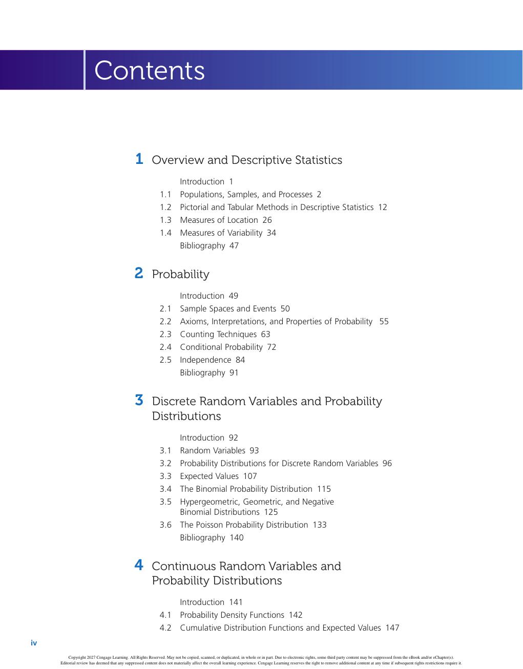 Preview page 6 of Probability and Statistics for Engineering and the Sciences 10th Edition By Leif Ellingson, Anna Panorska