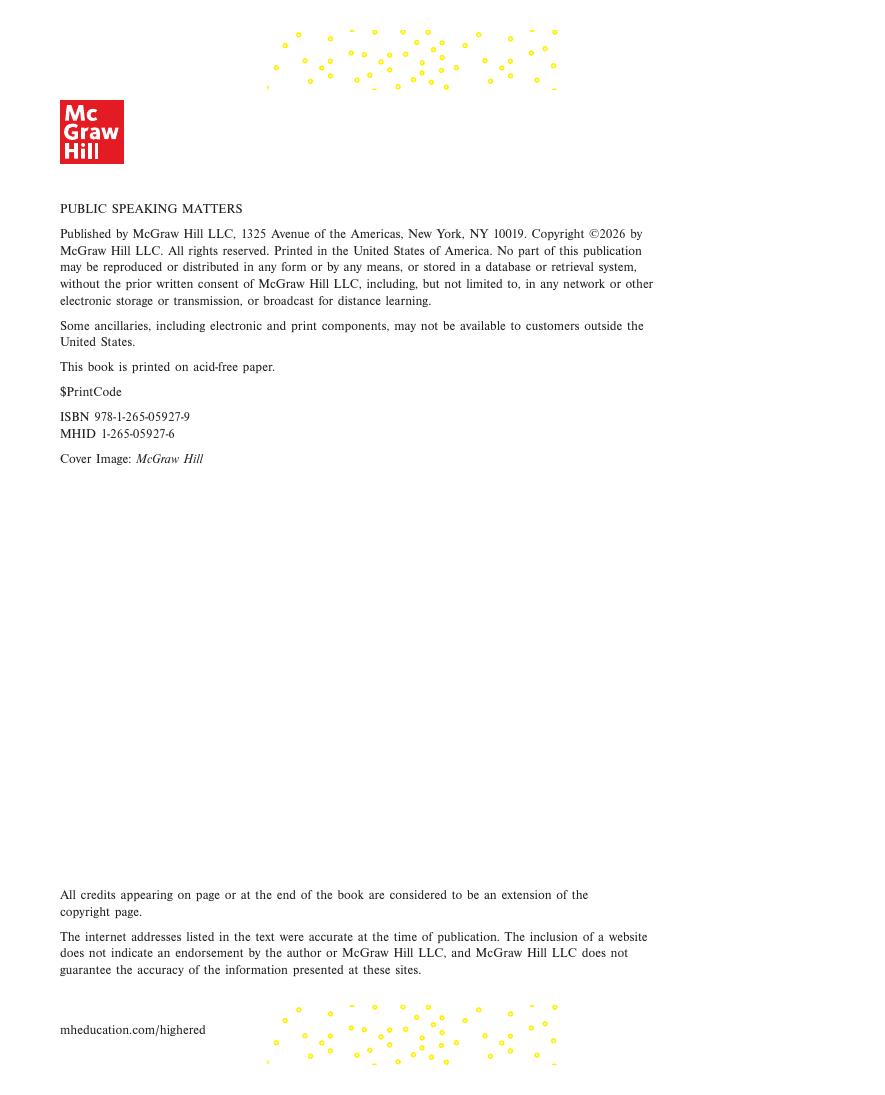 Preview page 3 of Public Speaking Matters 2026 Release By Kory Floyd