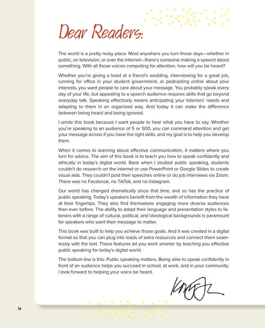 Preview page 5 of Public Speaking Matters 2026 Release By Kory Floyd