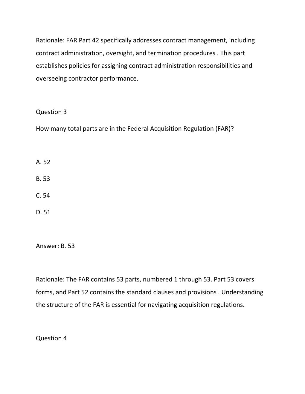 Preview page 3 of FAC-C CERTIFICATION EXAM 2026  COMPLETE PRACTICE QUESTIONS & VERIFIED ANSWERS WITH DETAILED RATIONALES  FEDERAL ACQUISIT