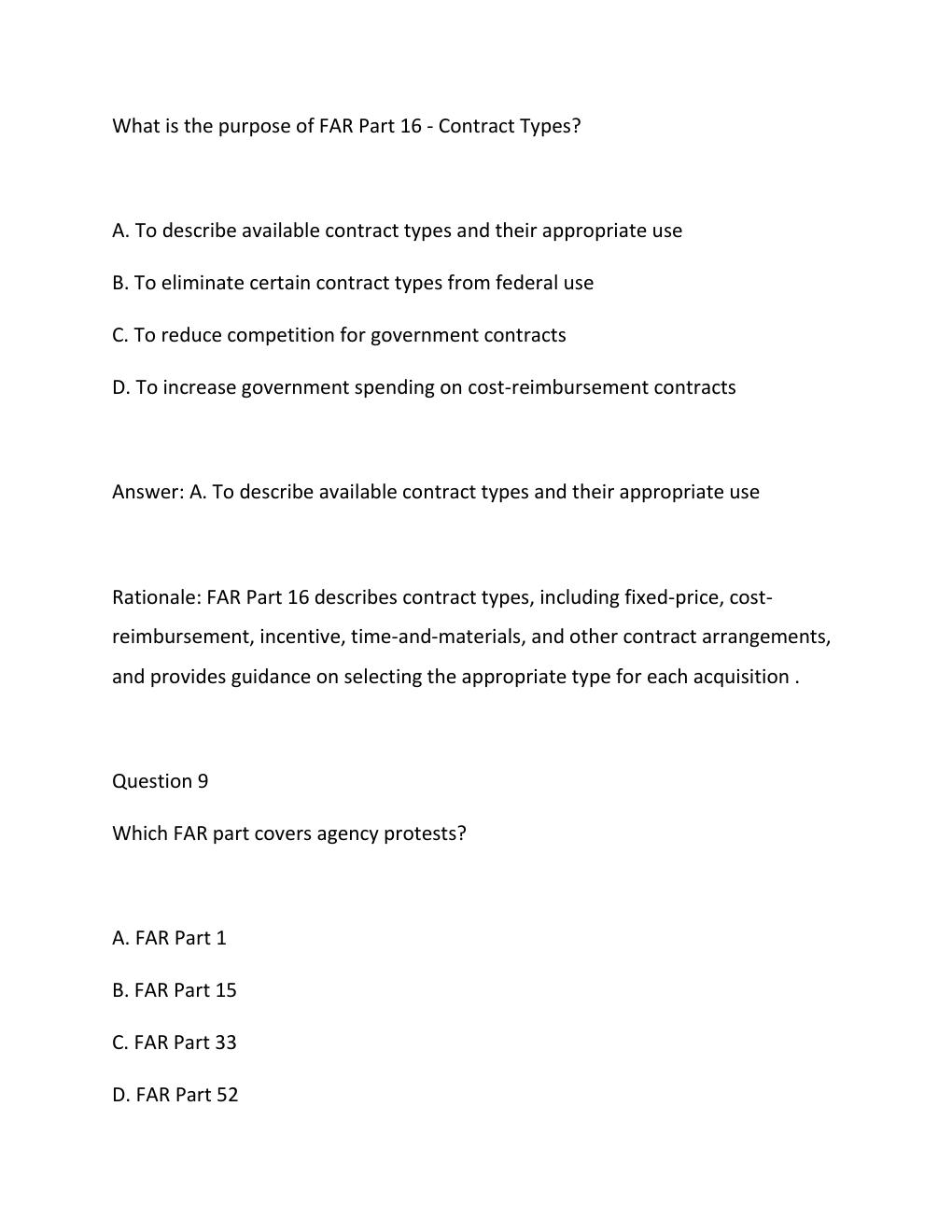 Preview page 7 of FAC-C CERTIFICATION EXAM 2026  COMPLETE PRACTICE QUESTIONS & VERIFIED ANSWERS WITH DETAILED RATIONALES  FEDERAL ACQUISIT