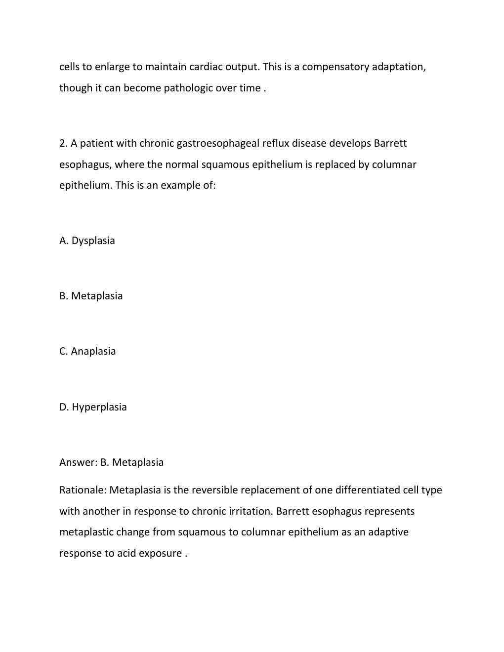Preview page 2 of NURS6202 (CU-AGPCNP) Advanced Pathophysiology Midterm Exam (Qns and Ans)..
