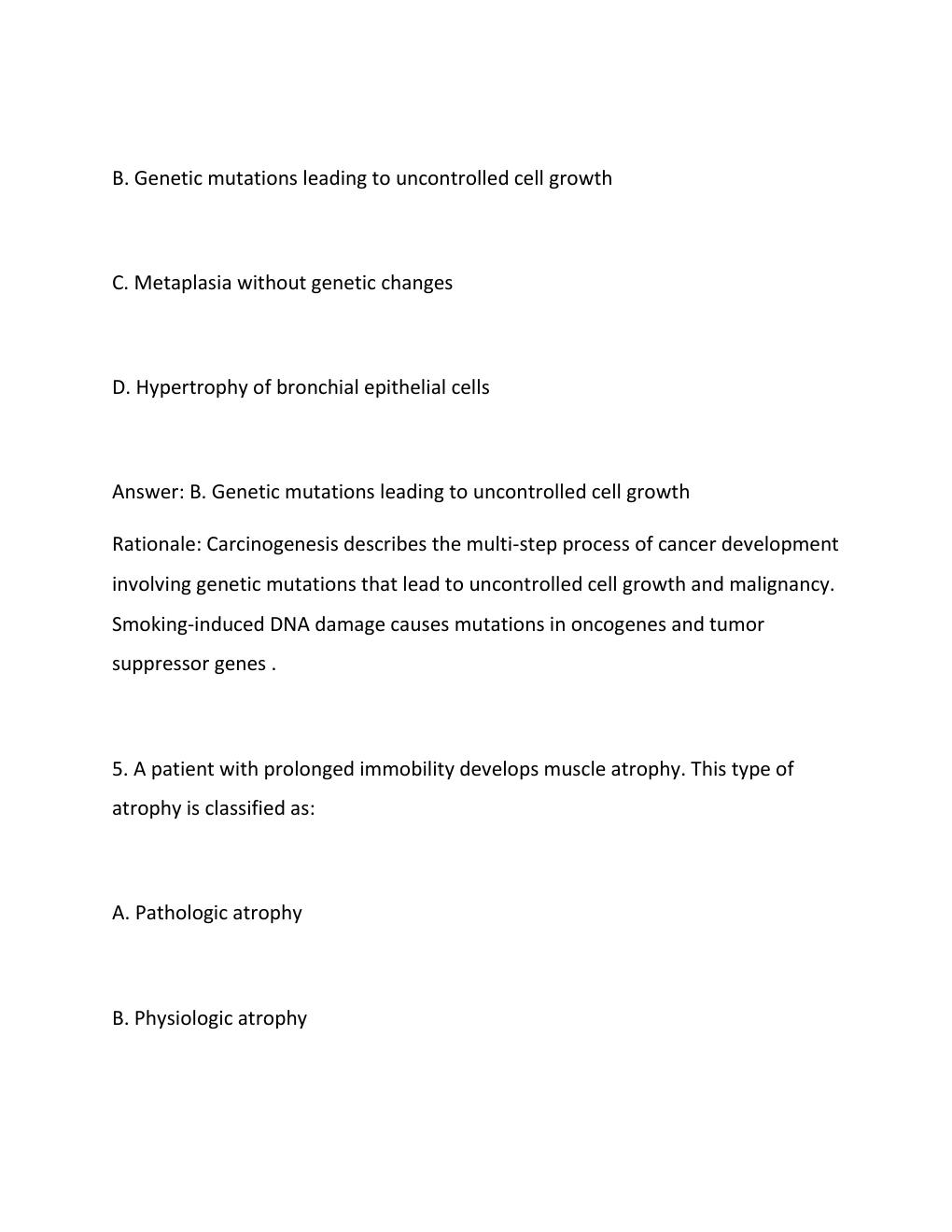 Preview page 4 of NURS6202 (CU-AGPCNP) Advanced Pathophysiology Midterm Exam (Qns and Ans)..