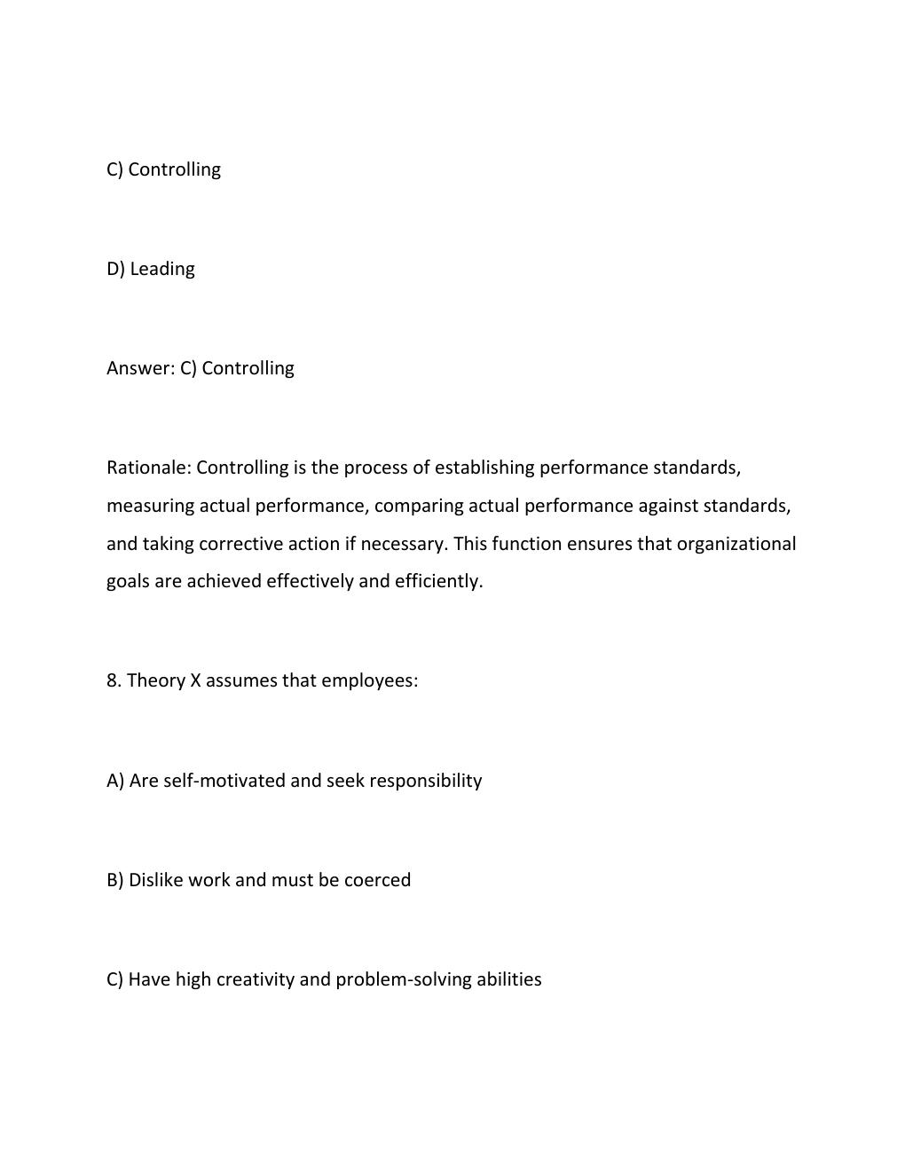 Preview page 7 of MCQ - Business Management..