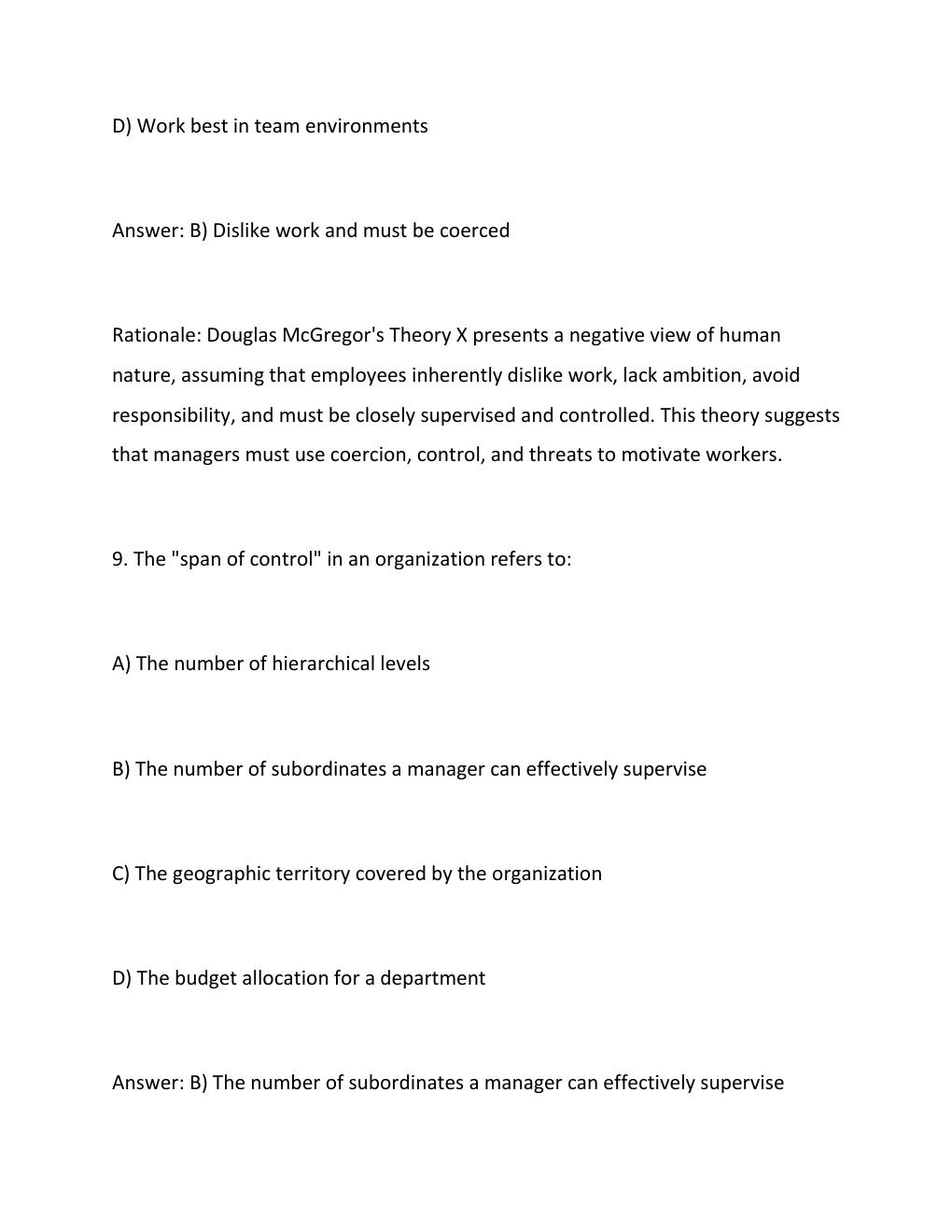 Preview page 8 of MCQ - Business Management..
