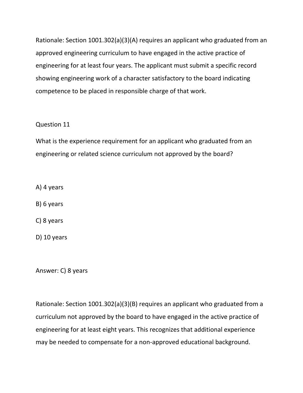 Preview page 9 of PE ETHICS EXAM ANSWERS BASED ON THE TEXAS ENGINEERING PRACTICE ACT AND BOARD RULES LATEST UPDATE