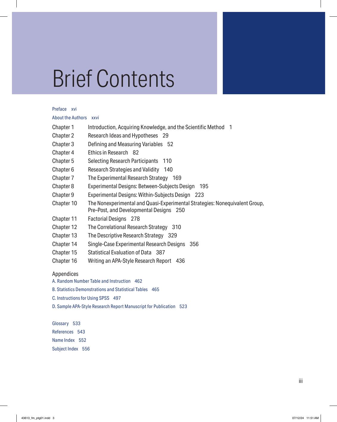 Preview page 4 of Research Methods for the Behavioral Sciences 7th Edition By Frederick Gravetter, Lori-Ann Forzano, James Witnauer