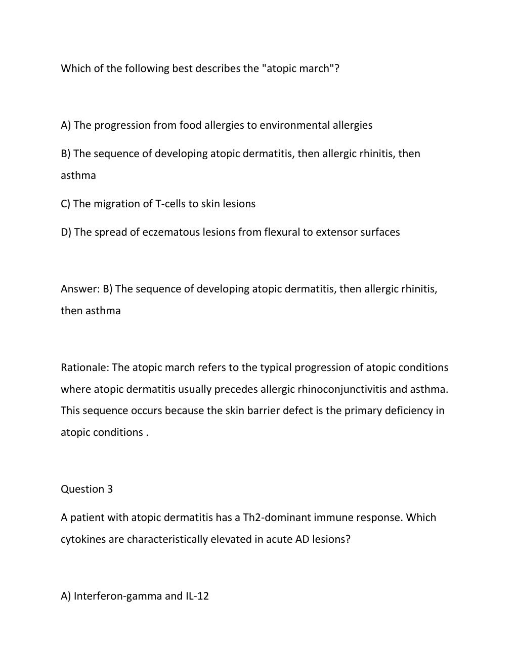 Preview page 5 of Alicia Smiley iHuman Case Study  Atopic Dermatitis SOAP Note