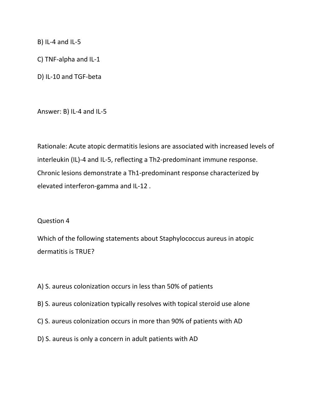 Preview page 6 of Alicia Smiley iHuman Case Study  Atopic Dermatitis SOAP Note