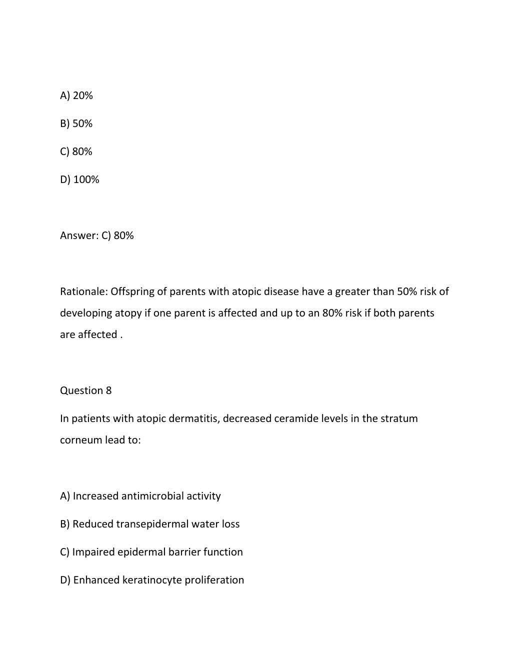 Preview page 9 of Alicia Smiley iHuman Case Study  Atopic Dermatitis SOAP Note