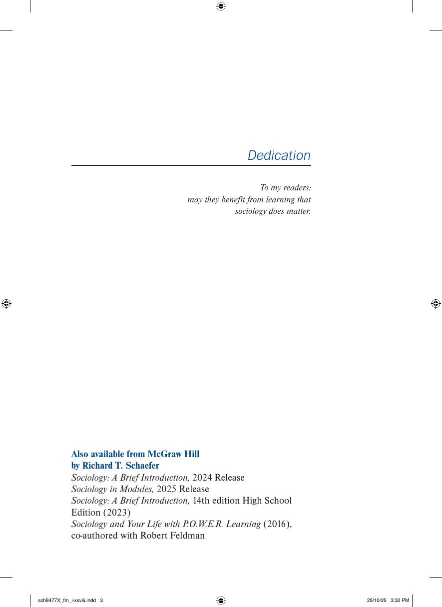 Preview page 4 of Sociology Matters 2026 Release By Richard Schaefer