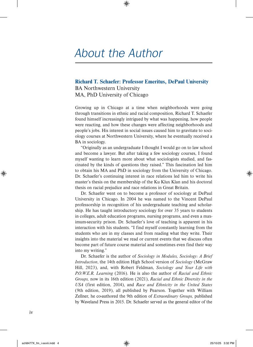 Preview page 5 of Sociology Matters 2026 Release By Richard Schaefer