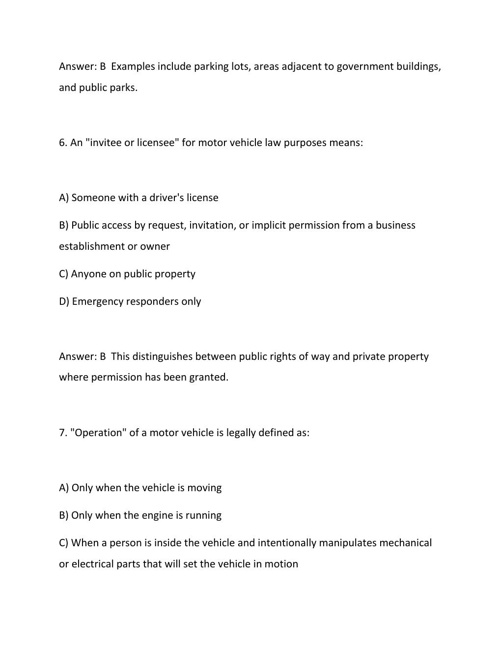 Preview page 4 of MPTC Motor Vehicle Law Ultimate Exam