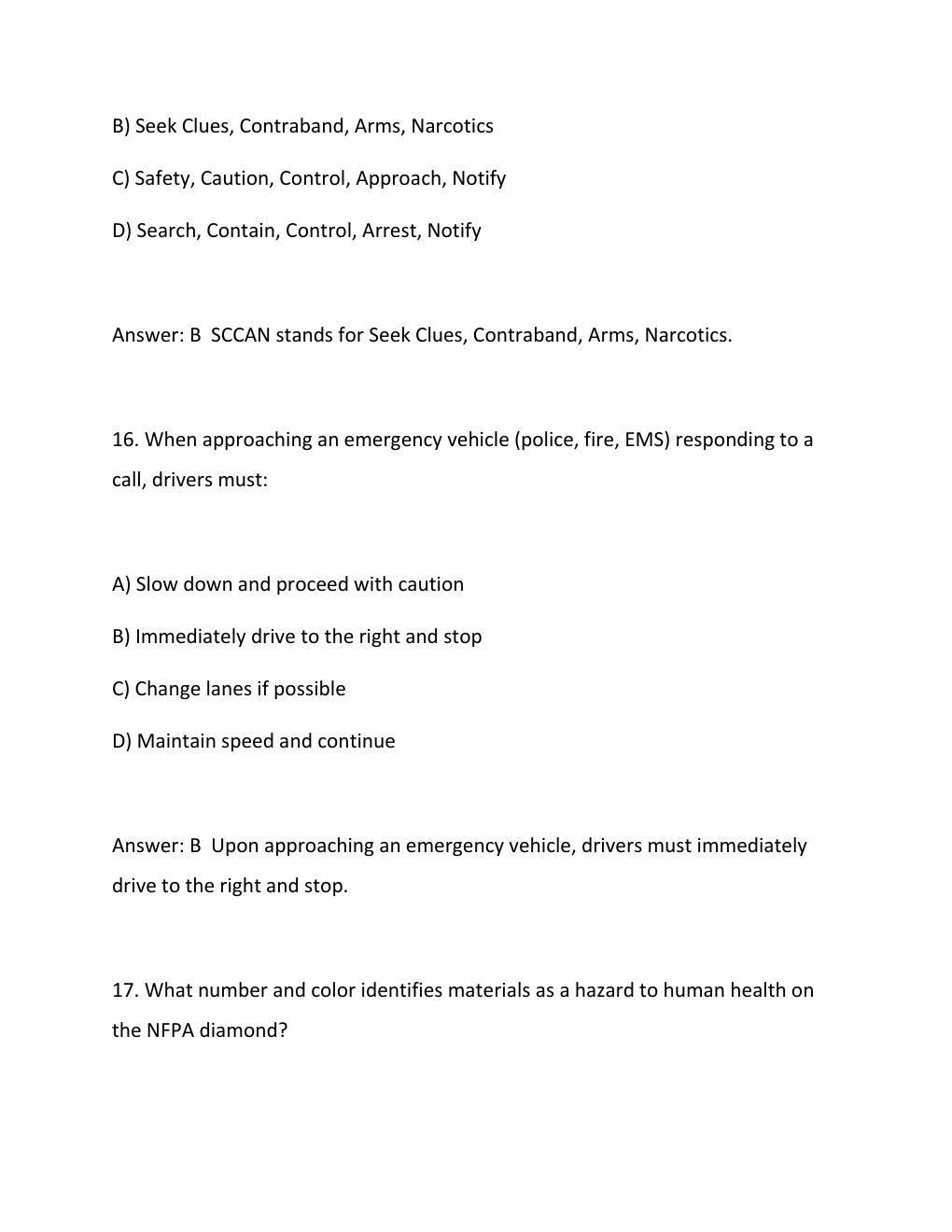 Preview page 9 of MPTC Motor Vehicle Law Ultimate Exam