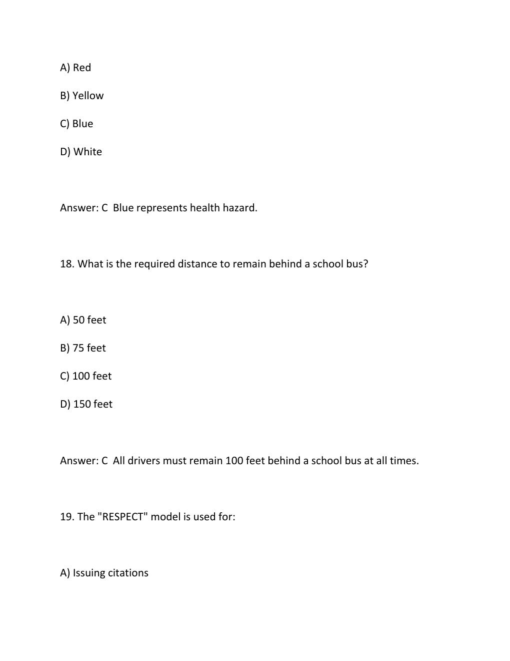 Preview page 10 of MPTC Motor Vehicle Law Ultimate Exam