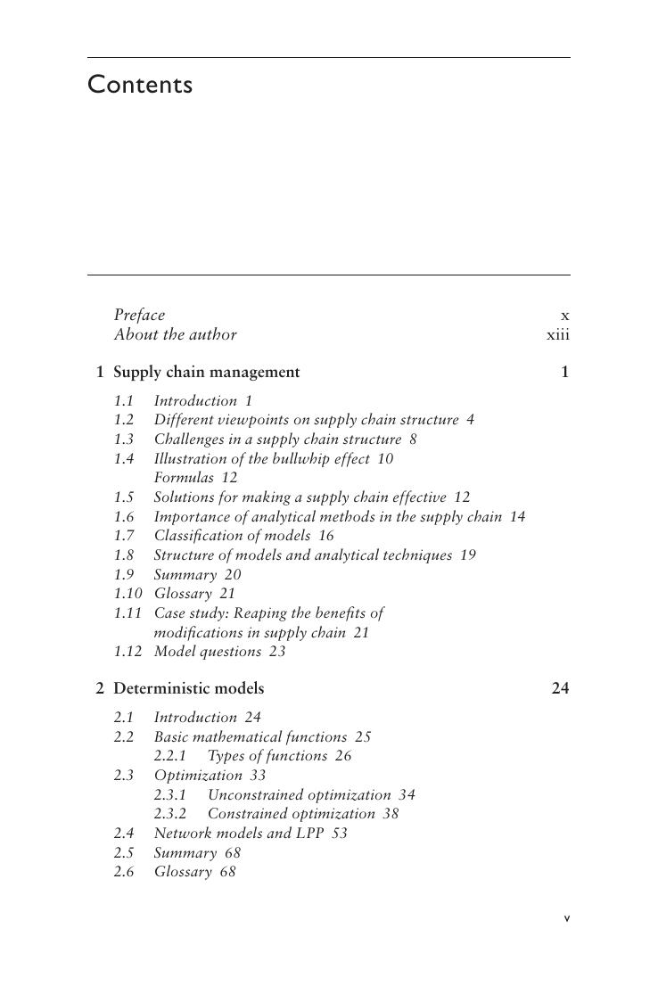 Preview page 5 of eBook PDF Supply Chain Analytics Principles and Applications 1st Edition By Vikas Singla