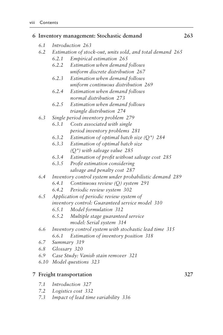 Preview page 8 of eBook PDF Supply Chain Analytics Principles and Applications 1st Edition By Vikas Singla
