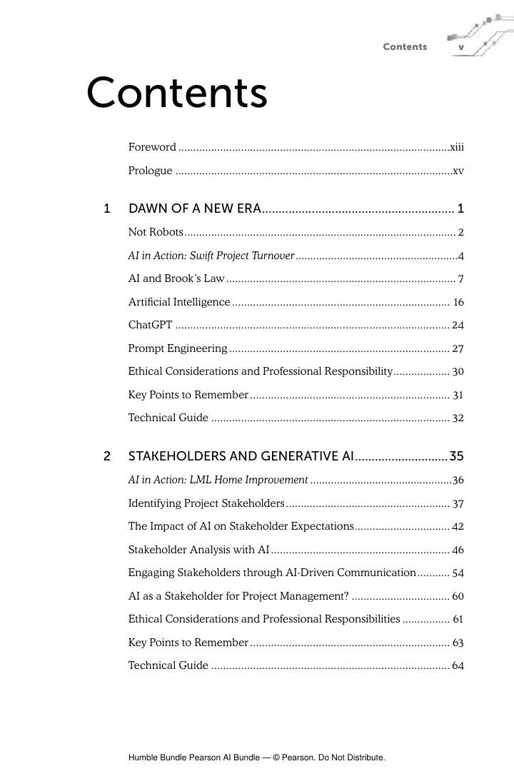 Preview page 5 of The AI Revolution in Project Management Elevating Productivity with Generative AI 1st Edition By Vijay Kanabar, Jason Wo