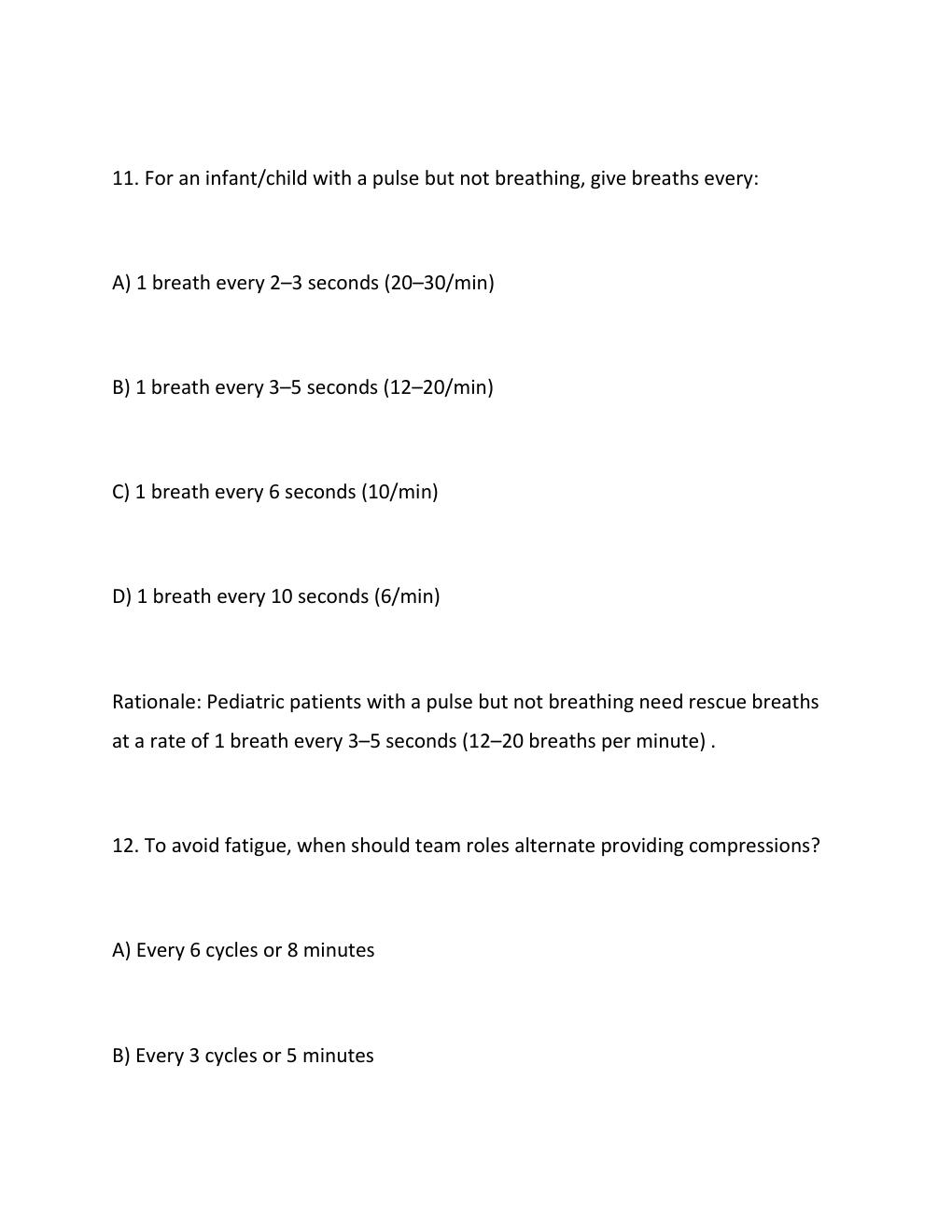 Preview page 8 of HeartCode® BLS Exam 2026  Questions &amp; Verified Answers  Basic Life Support Certification Review .