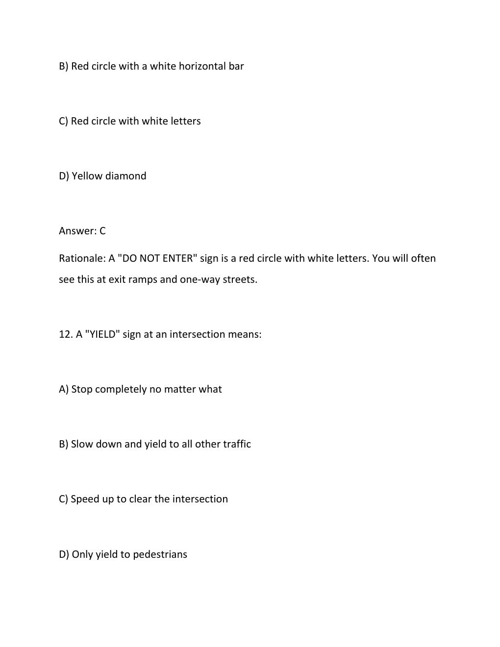 Preview page 9 of DC DMV Knowledge Test 2026  Practice Questions &amp; Verified Answers  Washington, DC Driver's License Exam Review....