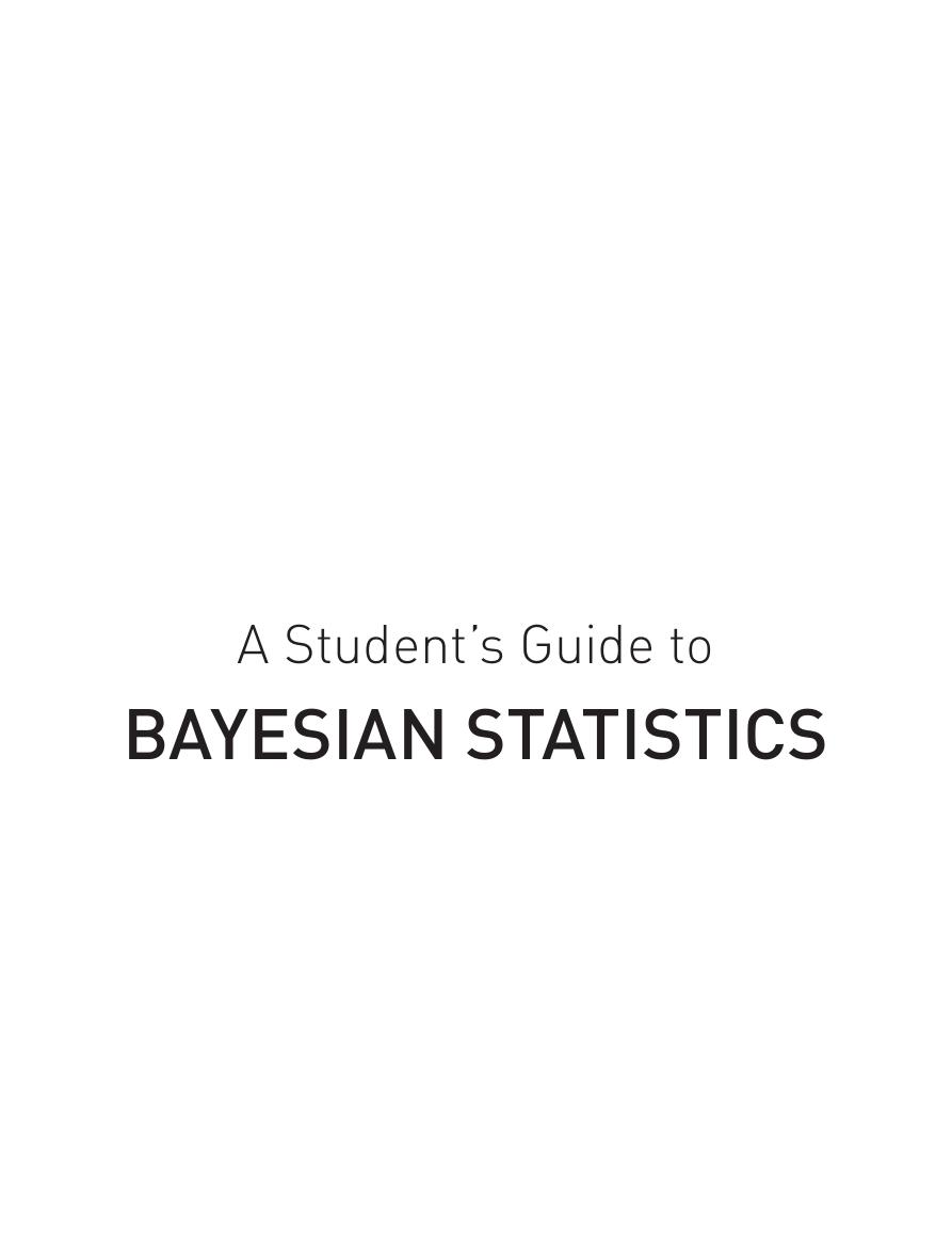 Preview page 2 of eBook [PDF] A Student’s Guide to Bayesian Statistics By Lambert, Ben