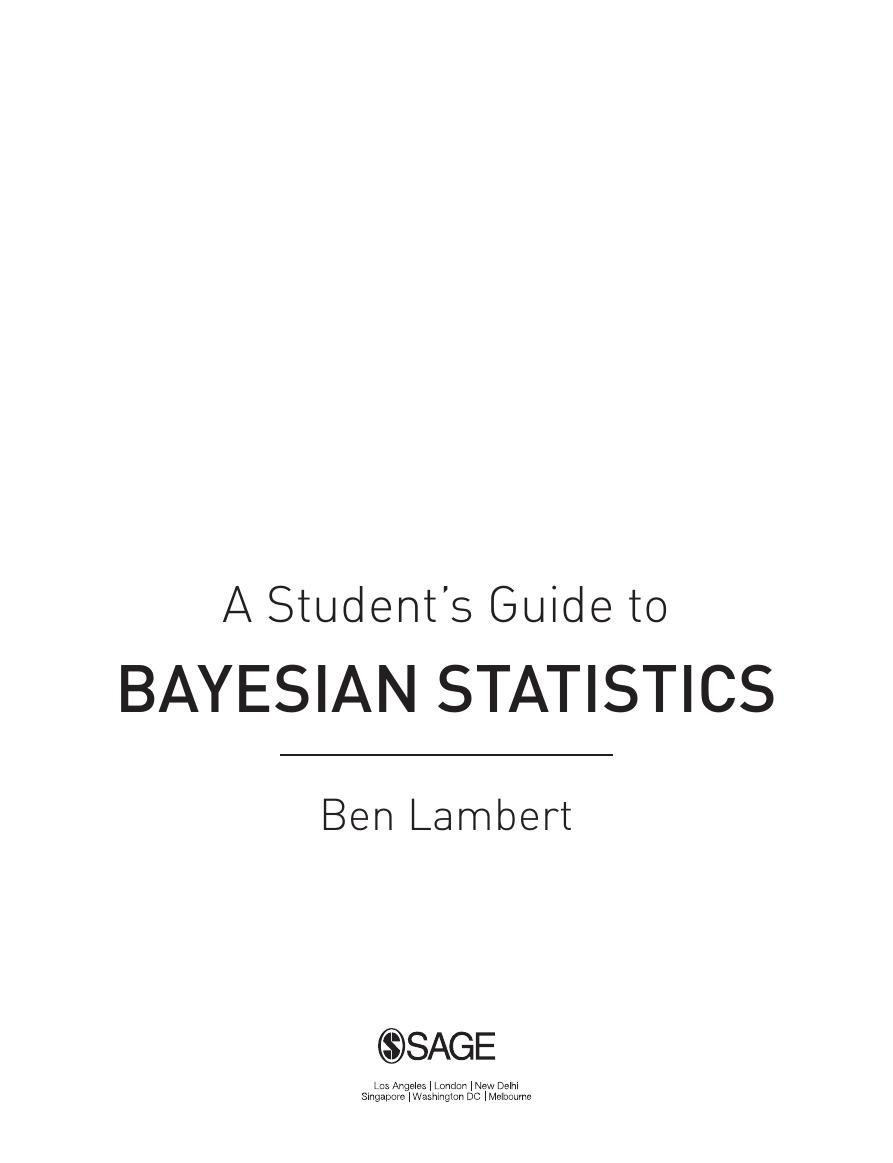 Preview page 4 of eBook [PDF] A Student’s Guide to Bayesian Statistics By Lambert, Ben