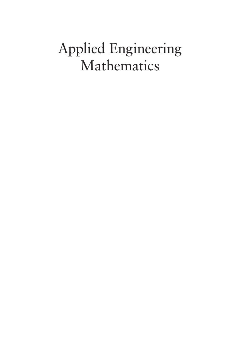 Preview page 2 of eBook PDF Applied Engineering Mathematics By Brian Vick