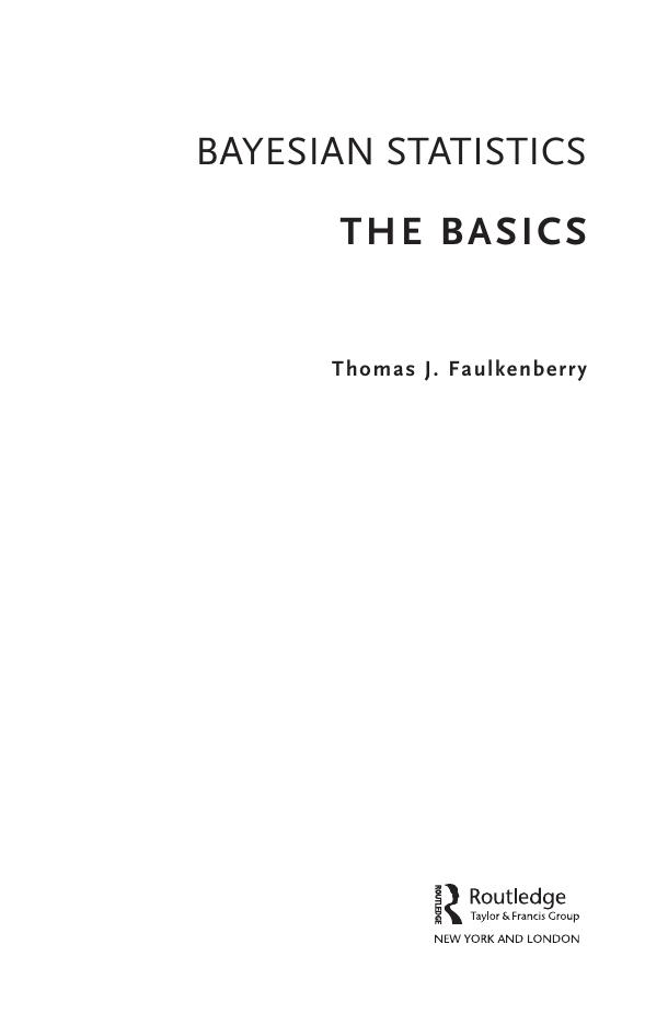 Preview page 6 of eBook PDF Bayesian Statistics The Basics By Thomas J. Faulkenberry