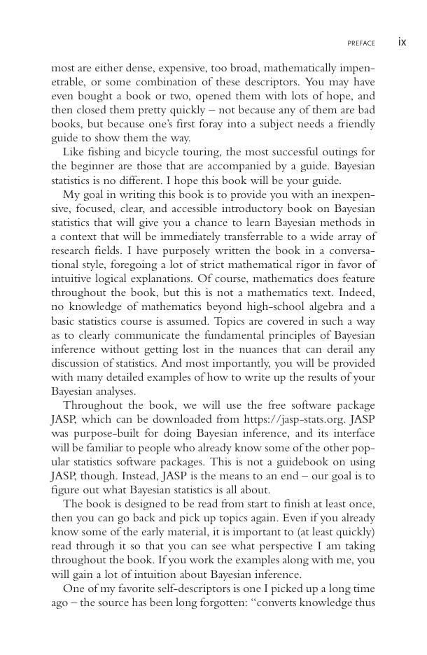 Preview page 10 of eBook PDF Bayesian Statistics The Basics By Thomas J. Faulkenberry