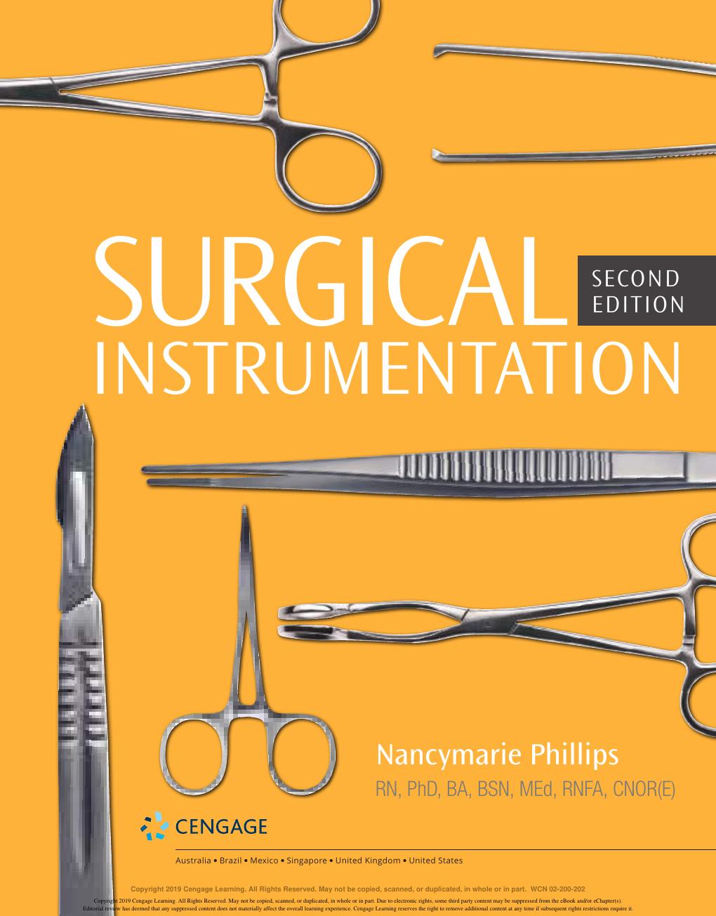 Preview page 4 of Surgical Instrumentation 2nd Edition By Nancymarie Phillips eBook PDF
