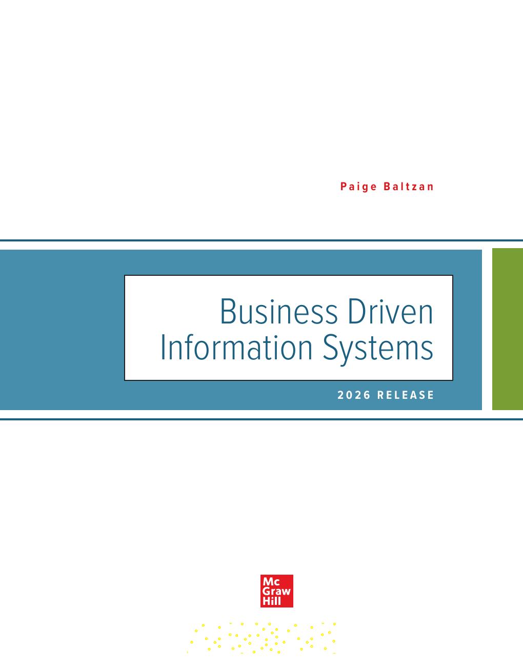 Preview page 4 of Business Driven Information Systems 2026 Release By Paige Baltzan