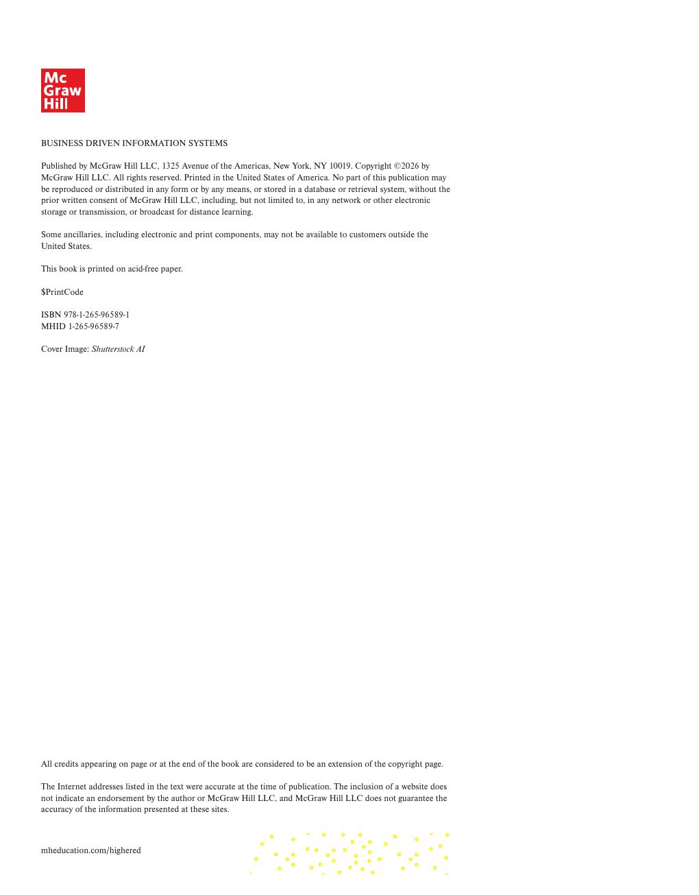 Preview page 5 of Business Driven Information Systems 2026 Release By Paige Baltzan