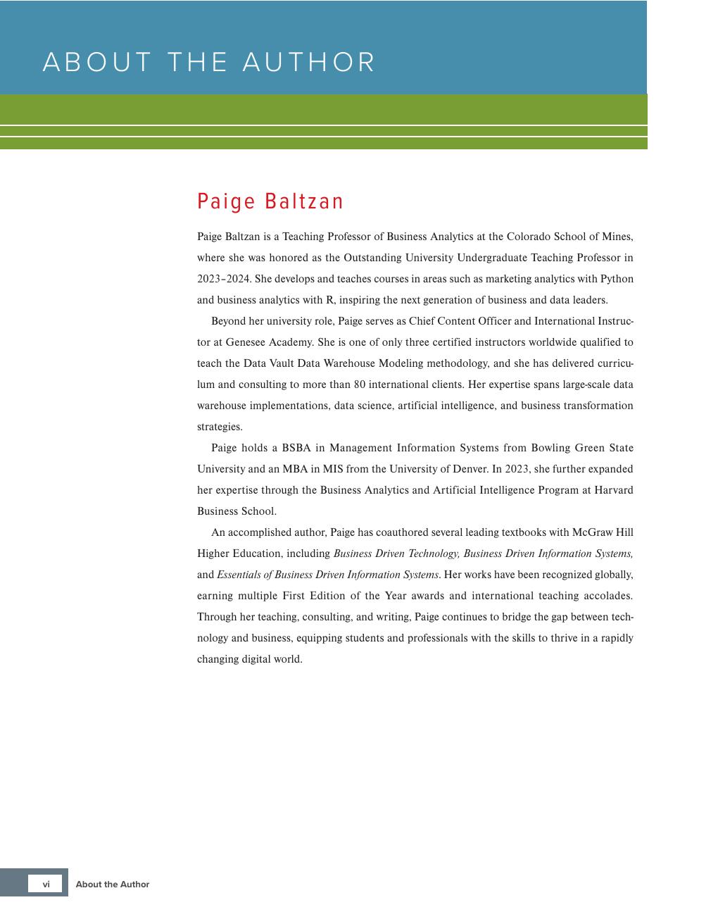 Preview page 7 of Business Driven Information Systems 2026 Release By Paige Baltzan