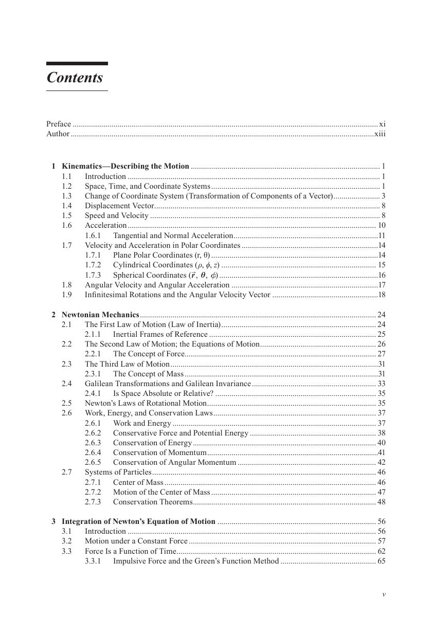 Preview page 6 of eBook PDF Classical Mechanics 3rd Edition By Tai L. Chow