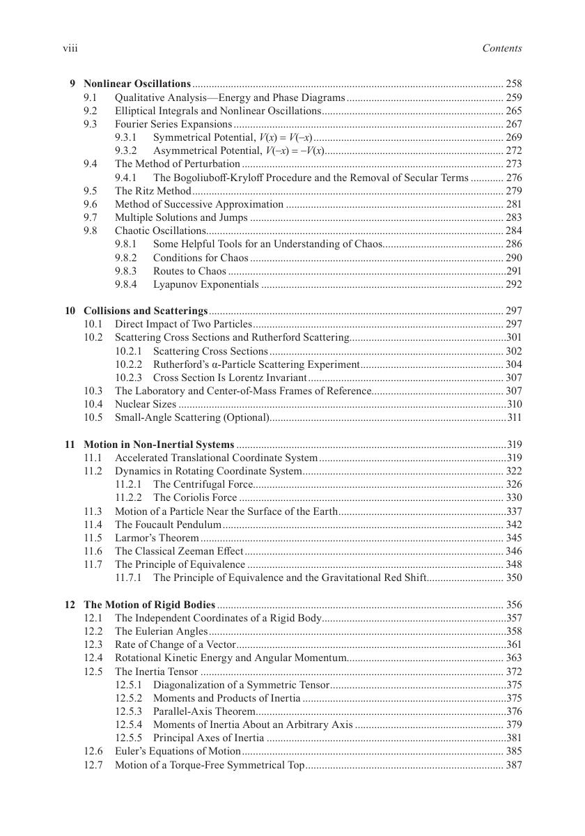 Preview page 9 of eBook PDF Classical Mechanics 3rd Edition By Tai L. Chow