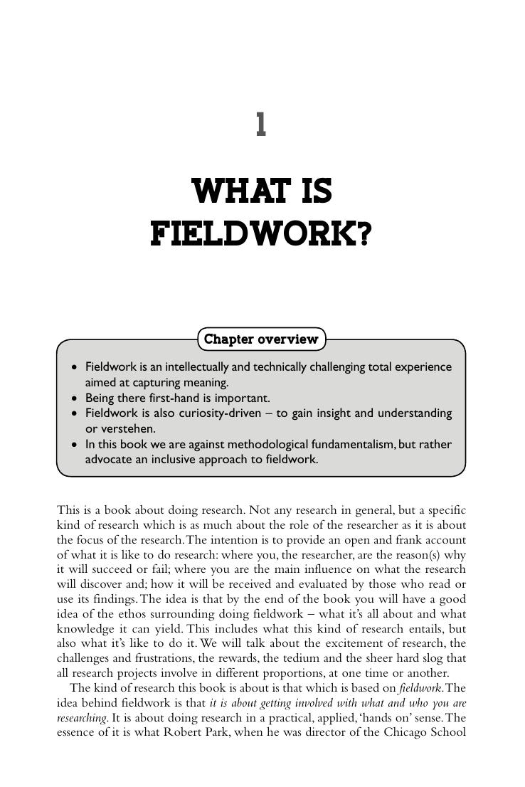 Preview page 10 of eBook [PDF] Doing Fieldwork By Christopher Pole, Sam Hillyard