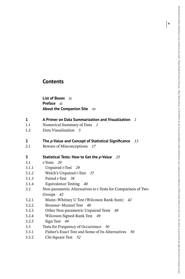 Preview page 5 of eBook PDF Basic Statistics for Life Scientists A Concise Handbook of Essential Techniques 1st Edition By Jakub Tomek, Da